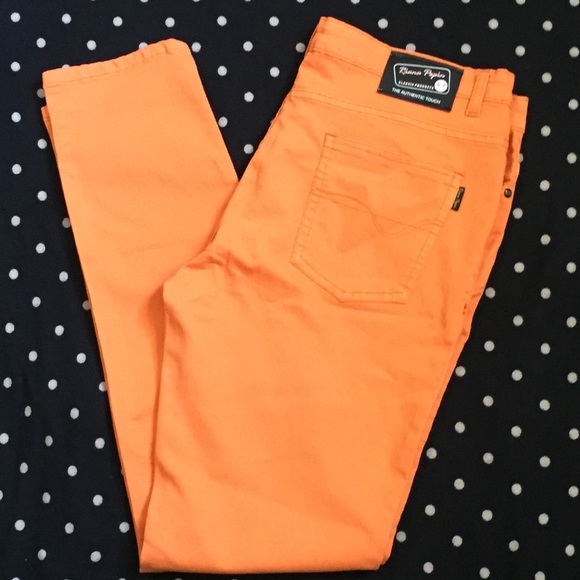 NWOT Orange Pants - Picture 5 of 7